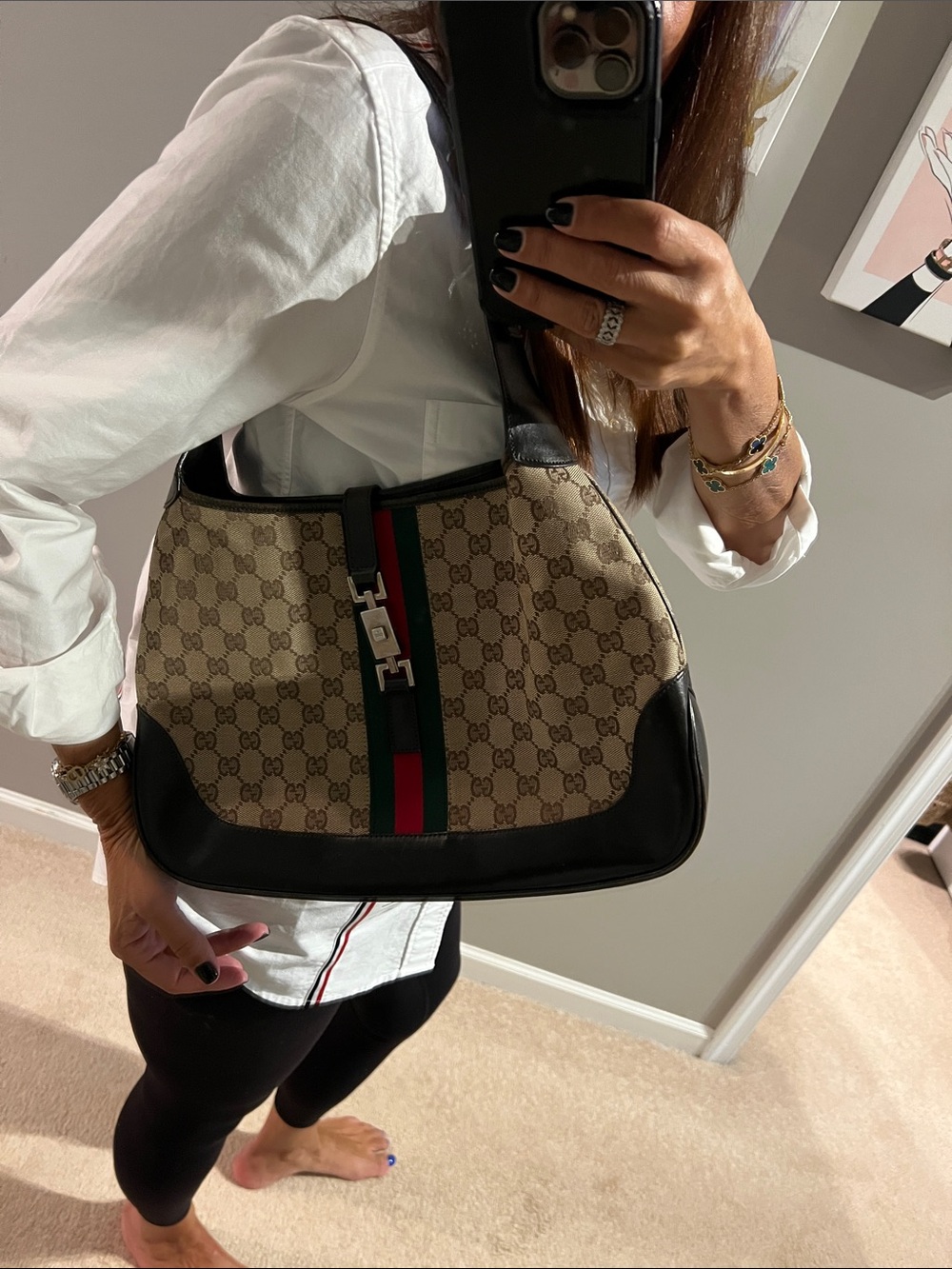 Vintage Gucci Jackie hobo bag